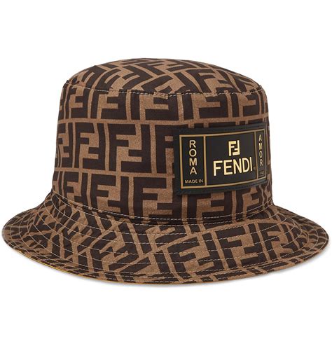 fendi mens bucket hat|fendi bucket hat men's.